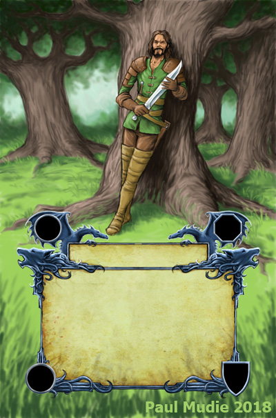 Dead Throne card illustration: Forest Bandit