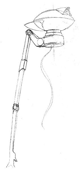 fighting machine sketch 2 - &copy; Paul Mudie